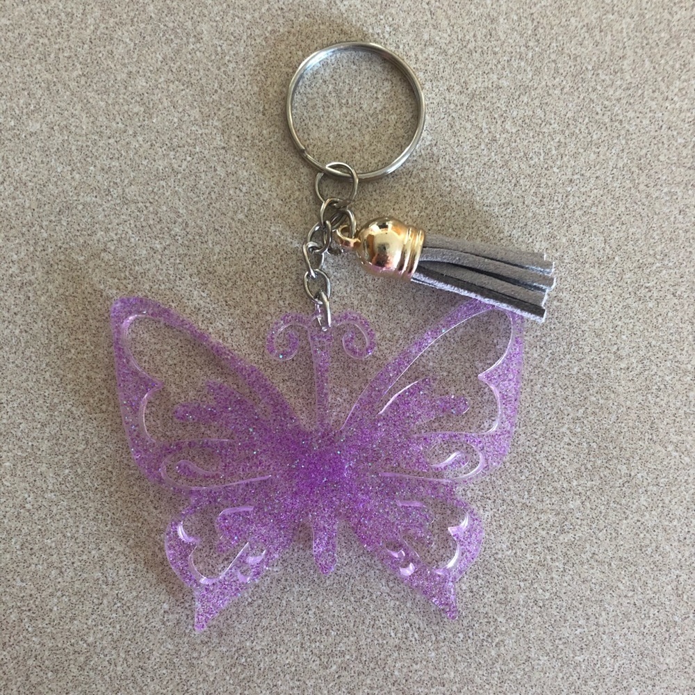 ๐๐HP๐๐ Handmade Butterfly Keychain - Picture 1 of 6